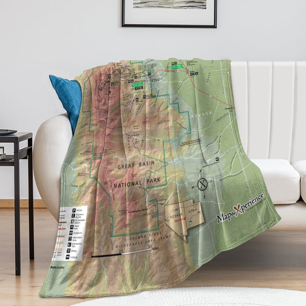 Great Basin National Park Super Soft Flannel Blanket