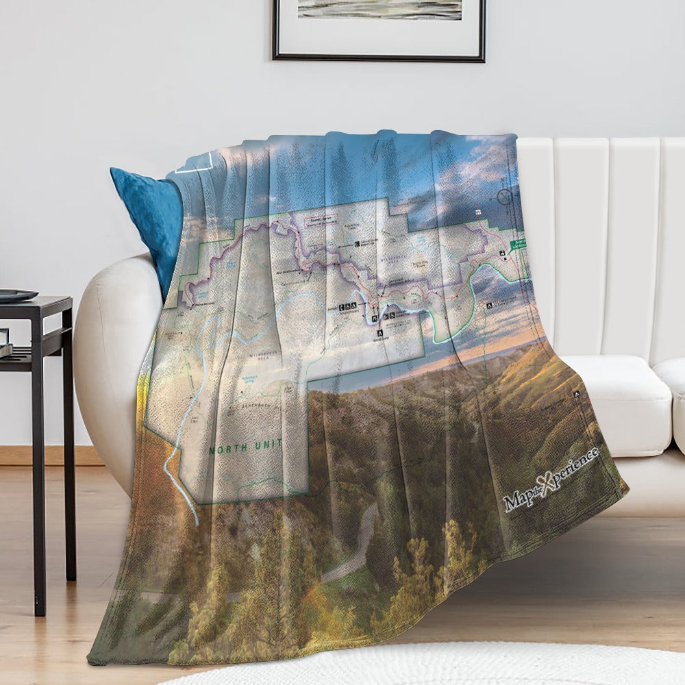 Theodore Roosevelt National Park North Super Soft Flannel Blanket