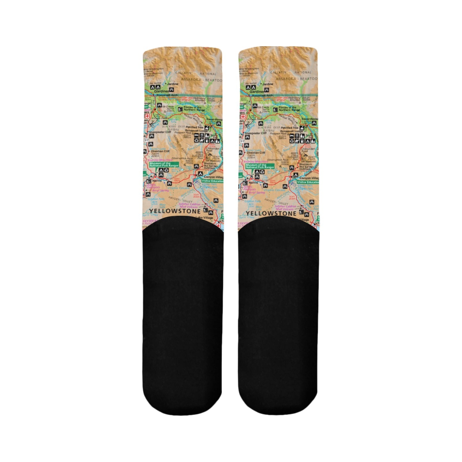 Yellowstone National Park Mid-Calf Socks