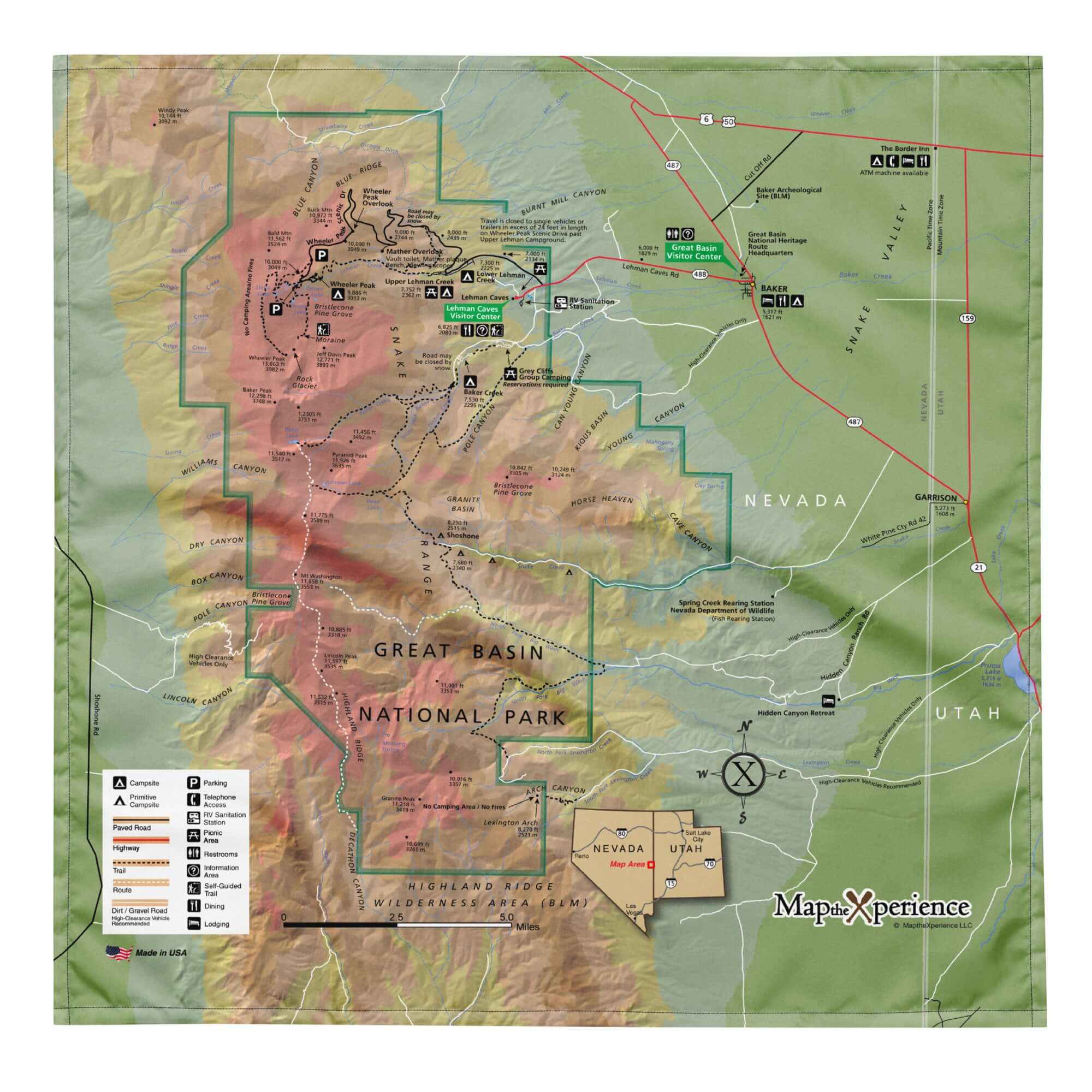 Great Basin National Park All-Over Print Bandana