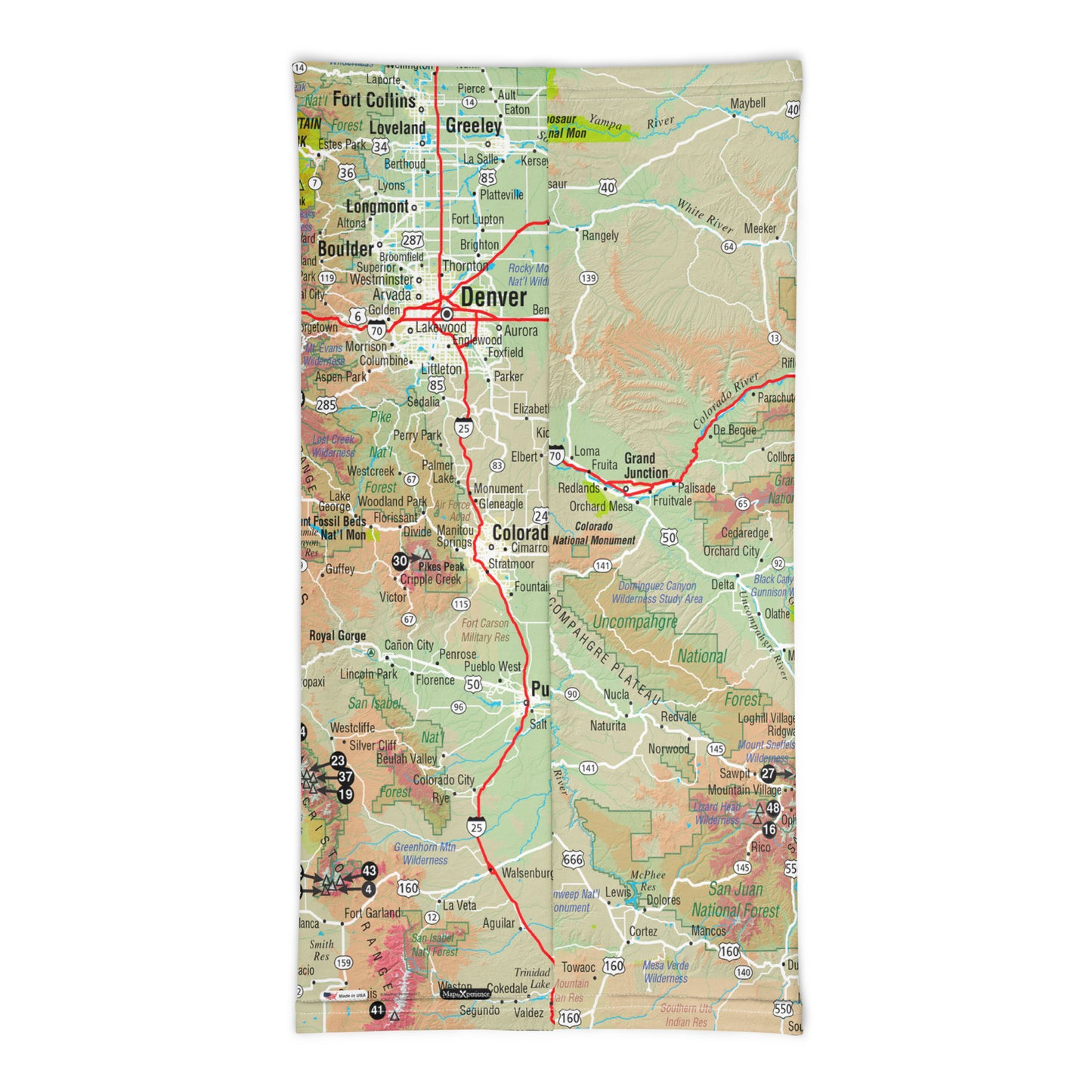 Colorado 14er's Neck Gaiter