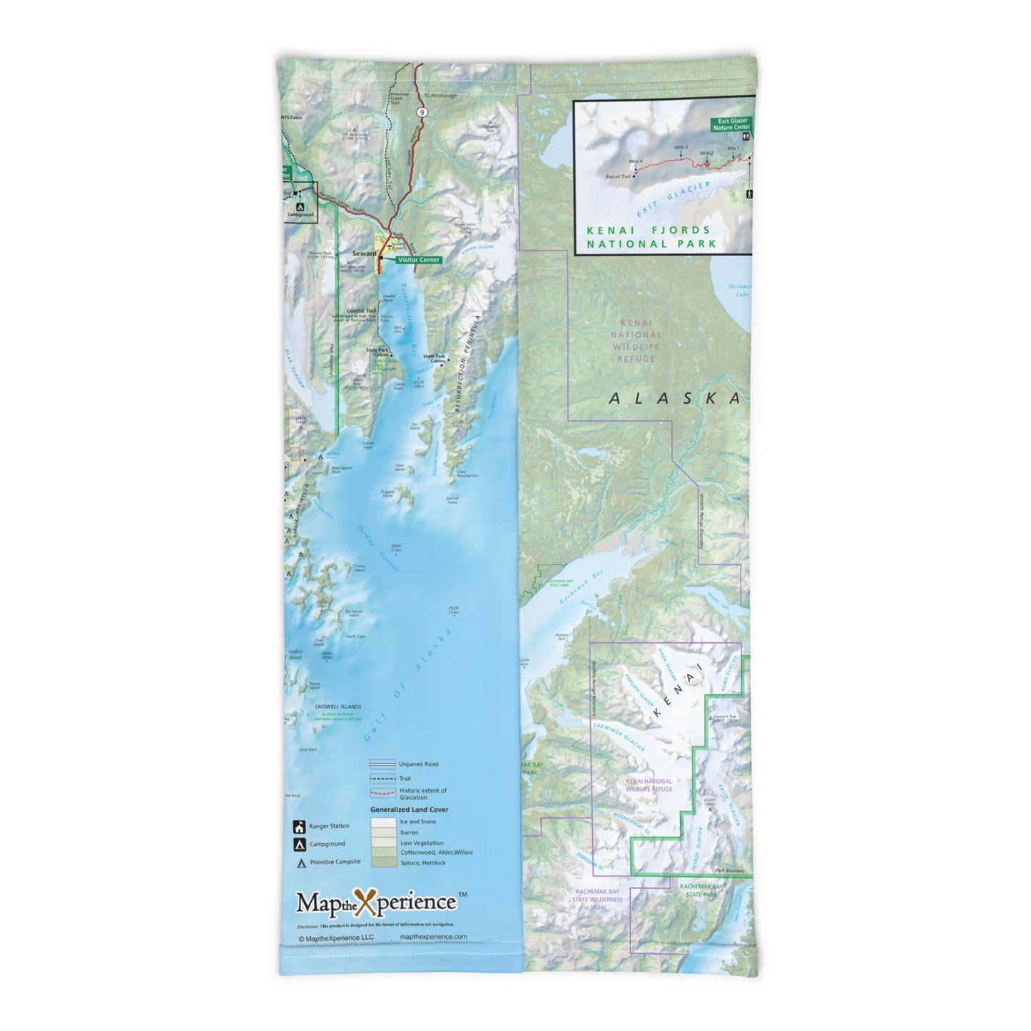 Kenai Fjords National Park Neck Gaiter