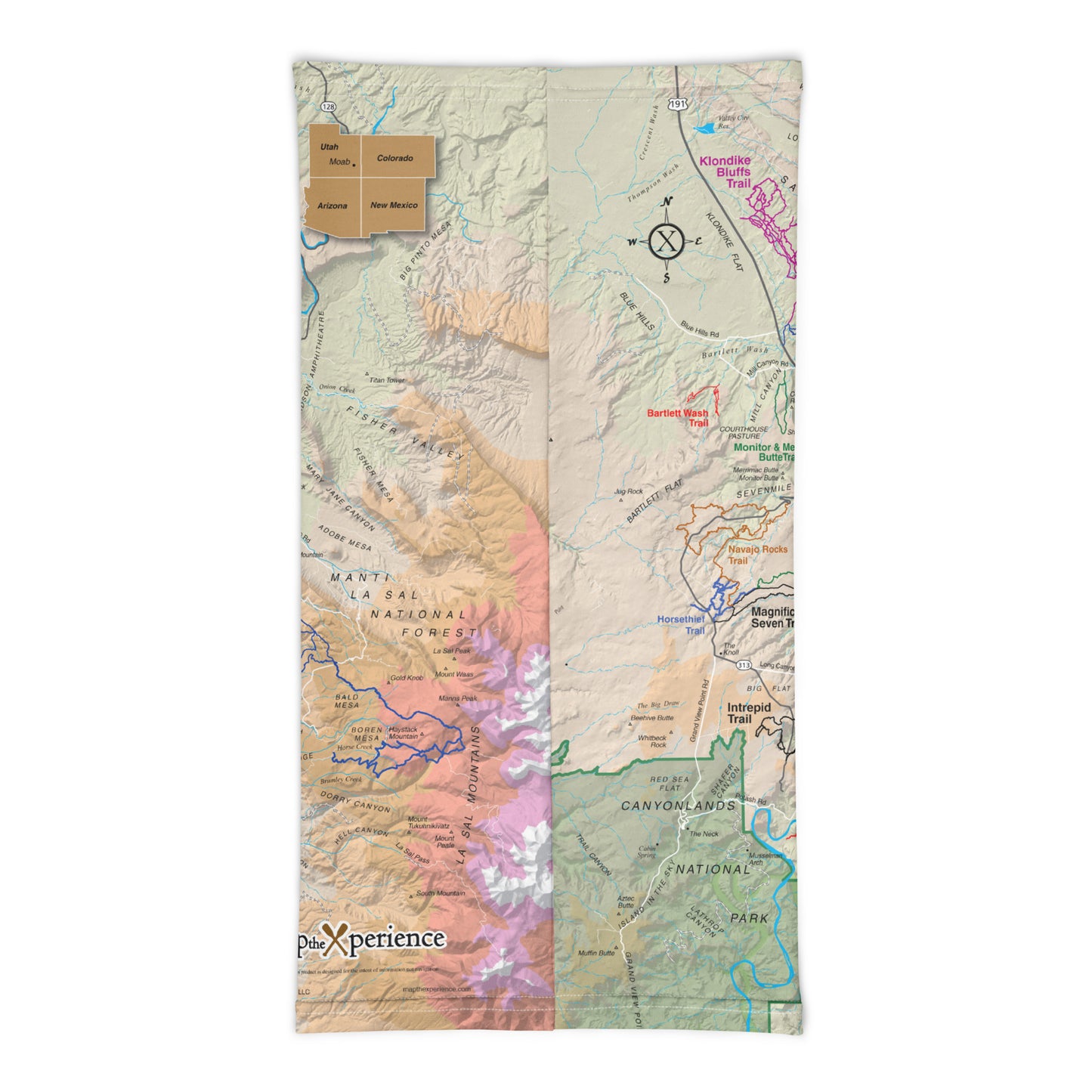 Moab, Utah Trails Neck Gaiter