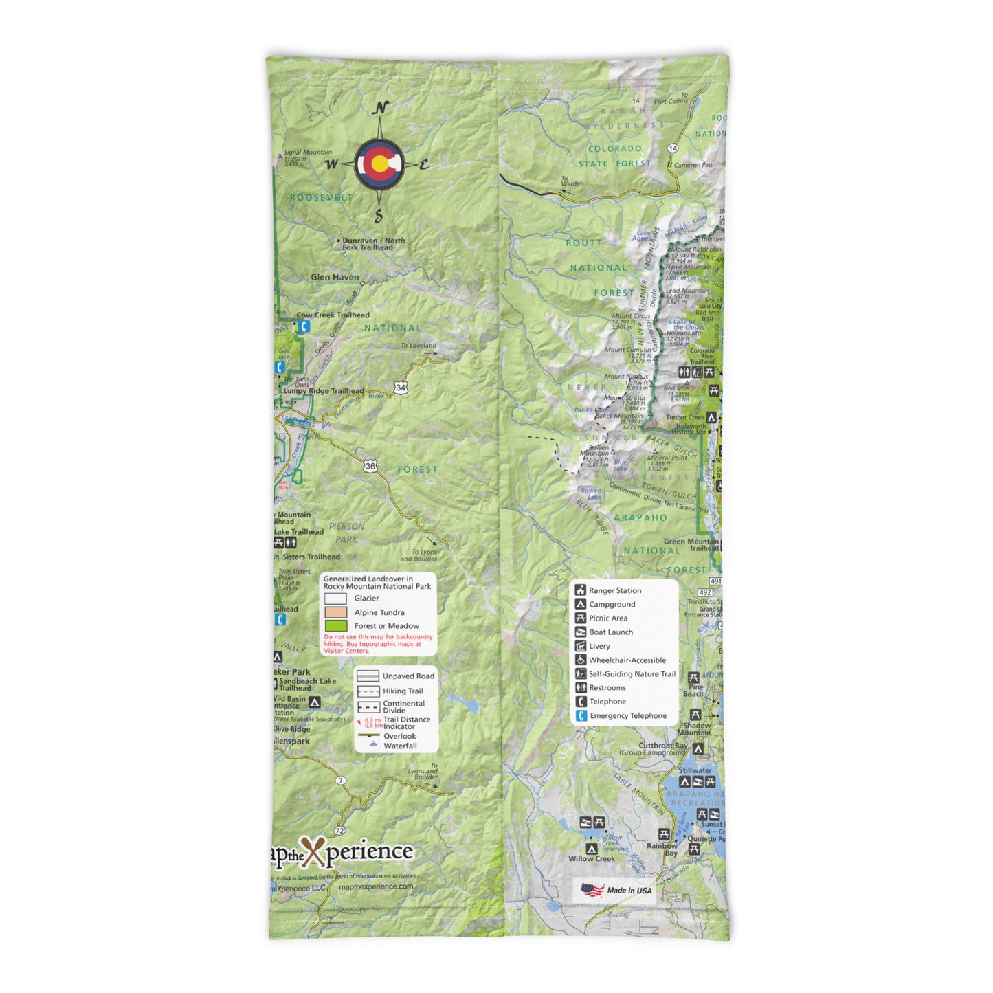 Rocky Mountain National Park Neck Gaiter