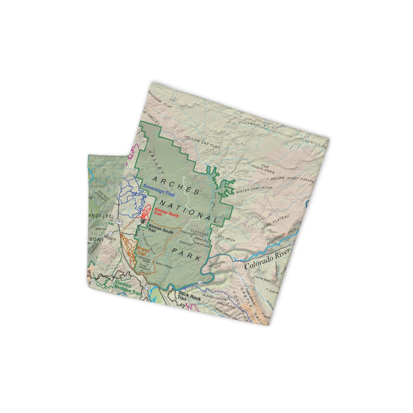 Moab, Utah Trails Neck Gaiter