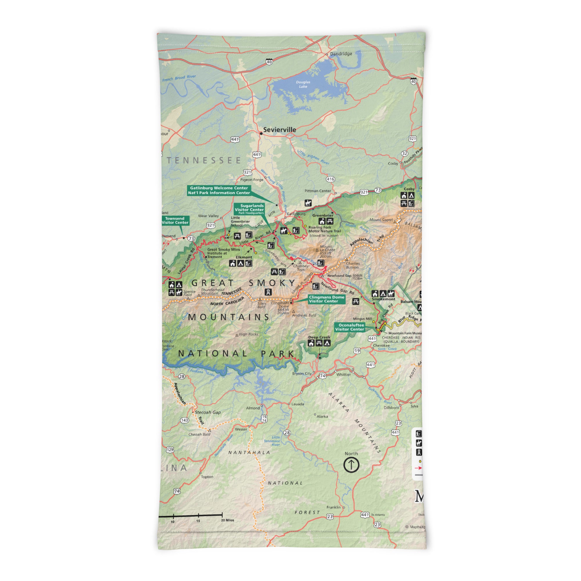 Great Smoky Mountains National Park Neck Gaiter
