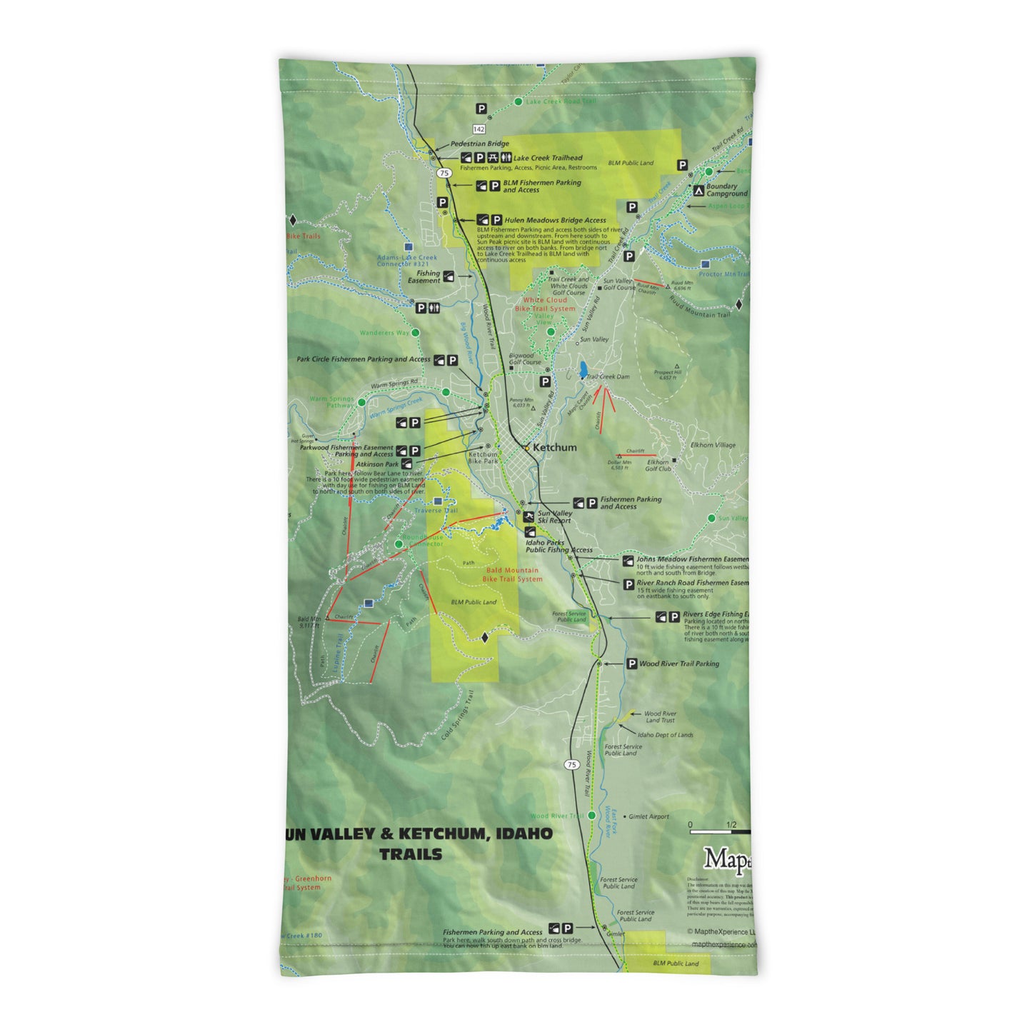 Sun Valley Summer Trails Neck Gaiter