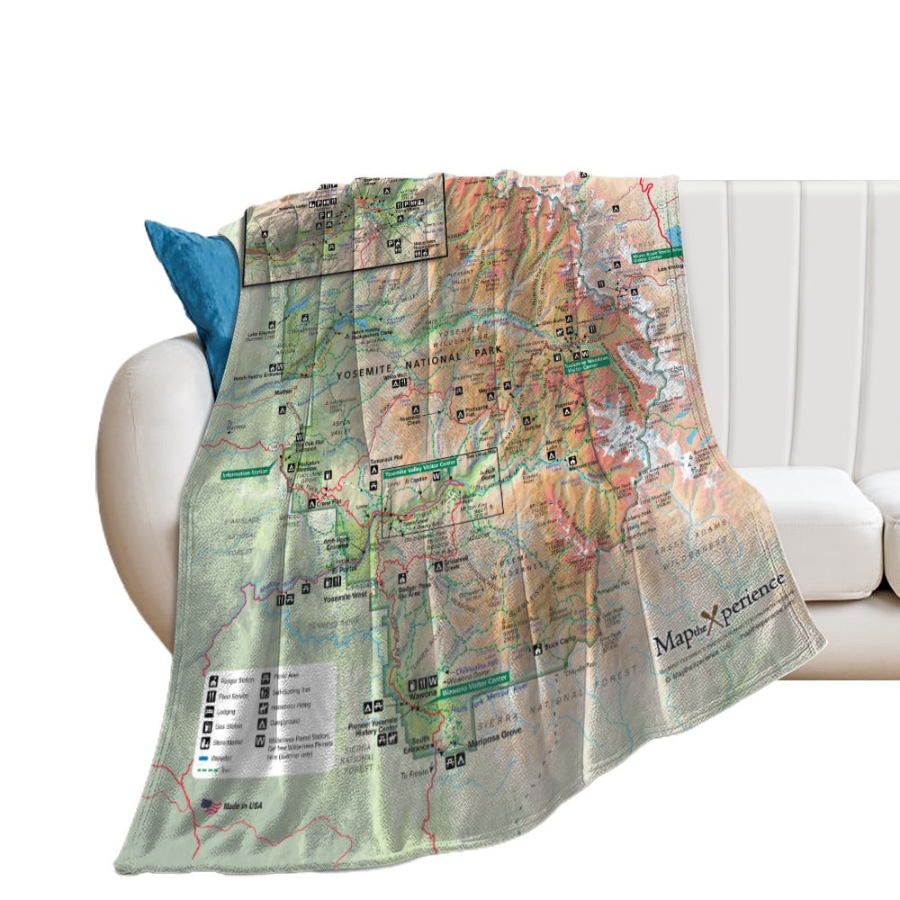 Yosemite National Park Super Soft Flannel Blanket
