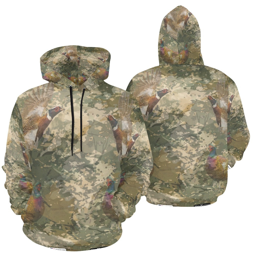 Pheasant Flauge Men's All Over Print Hoodie