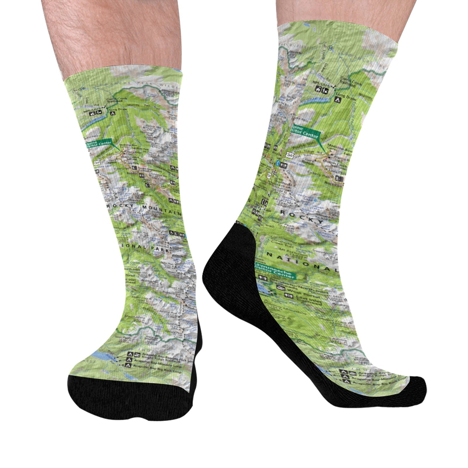 Rocky Mountain National Park Mid-Calf Socks
