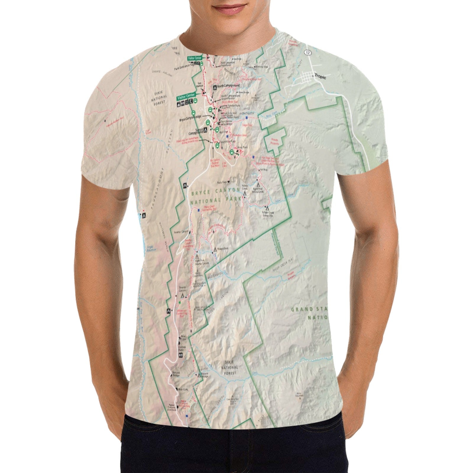Bryce Canyon National Park Men's All Over Print T-shirt