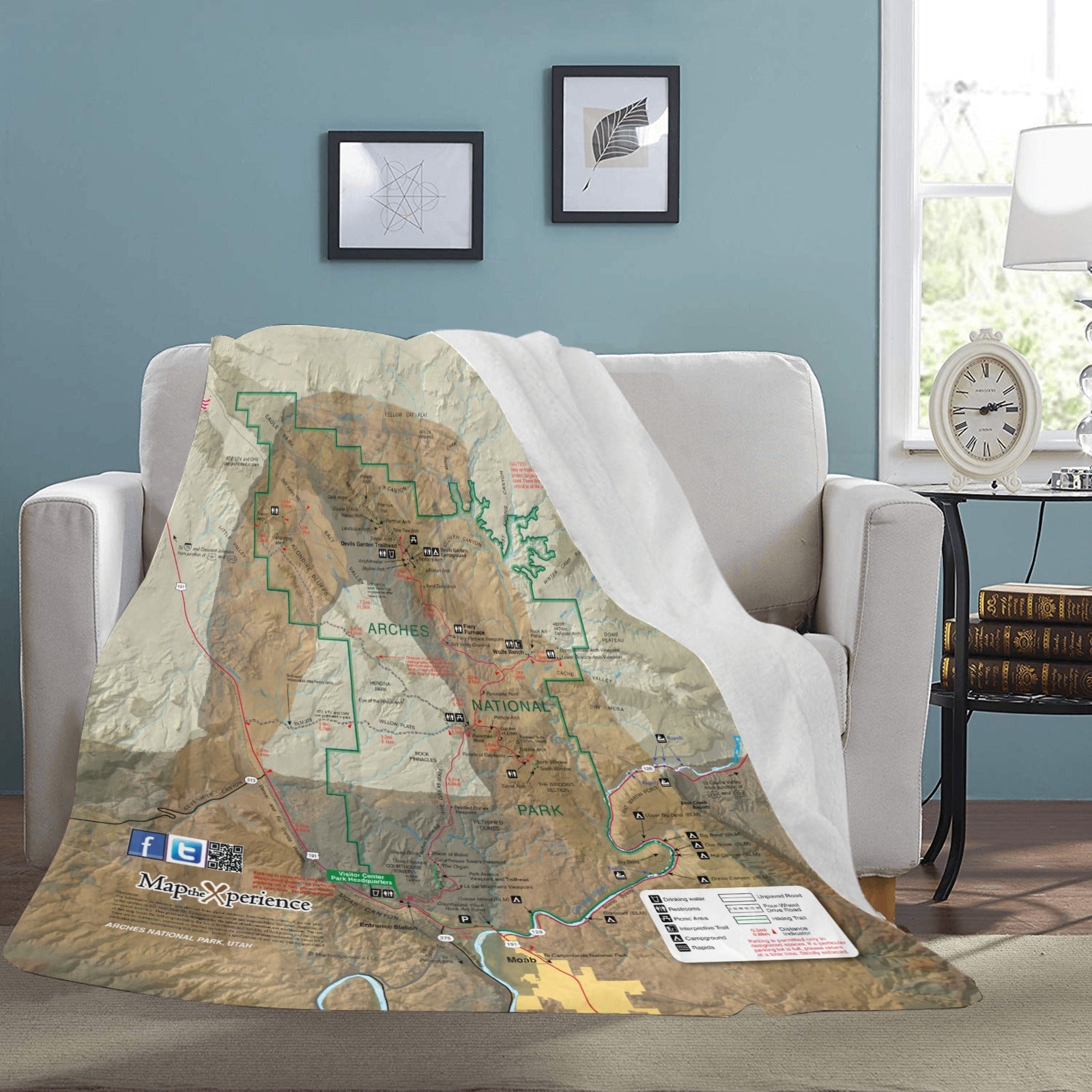 Arches National Park Ultra-Soft Micro Fleece Blanket