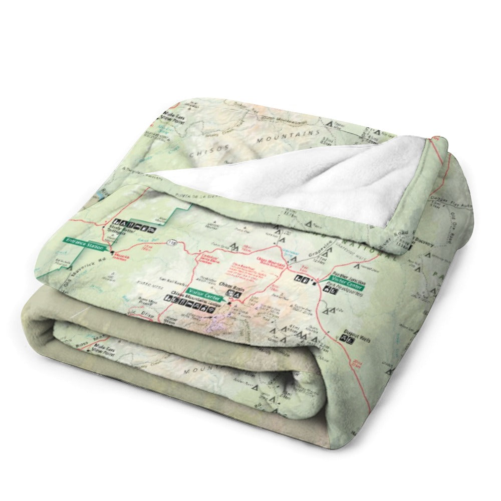 Big Bend National Park Super Soft Flannel Blanket