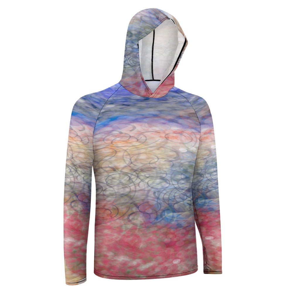 Rainbow Trout Long Sleeve Sun Protection Hoodie