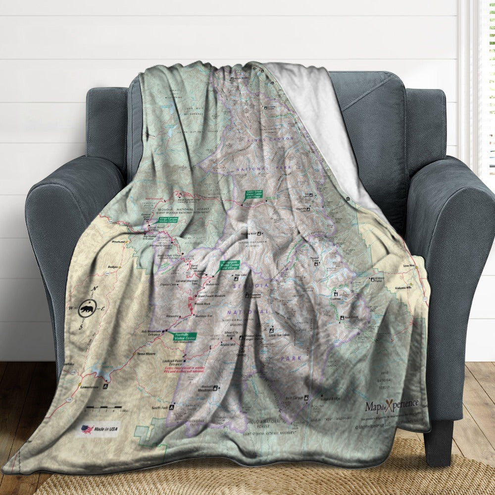 Sequoia National Park Super Soft Flannel Blanket