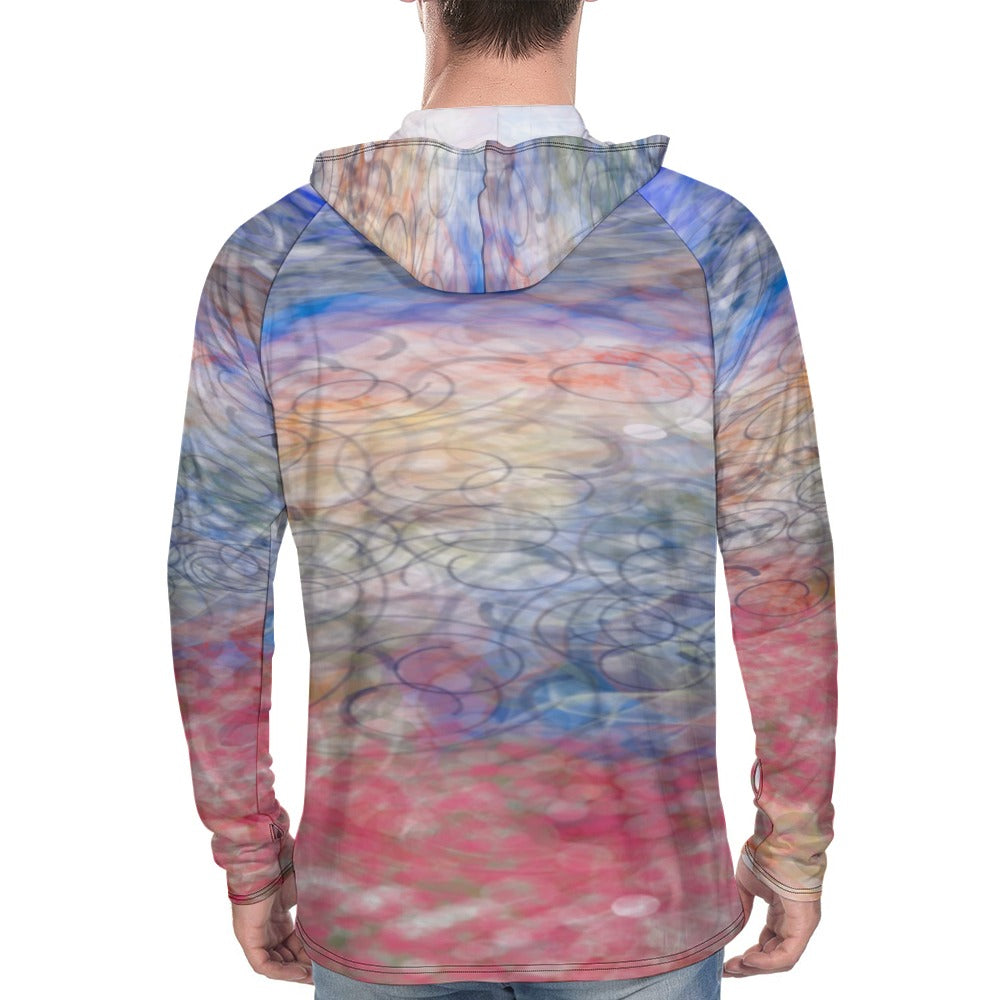 Rainbow Trout Long Sleeve Sun Protection Hoodie