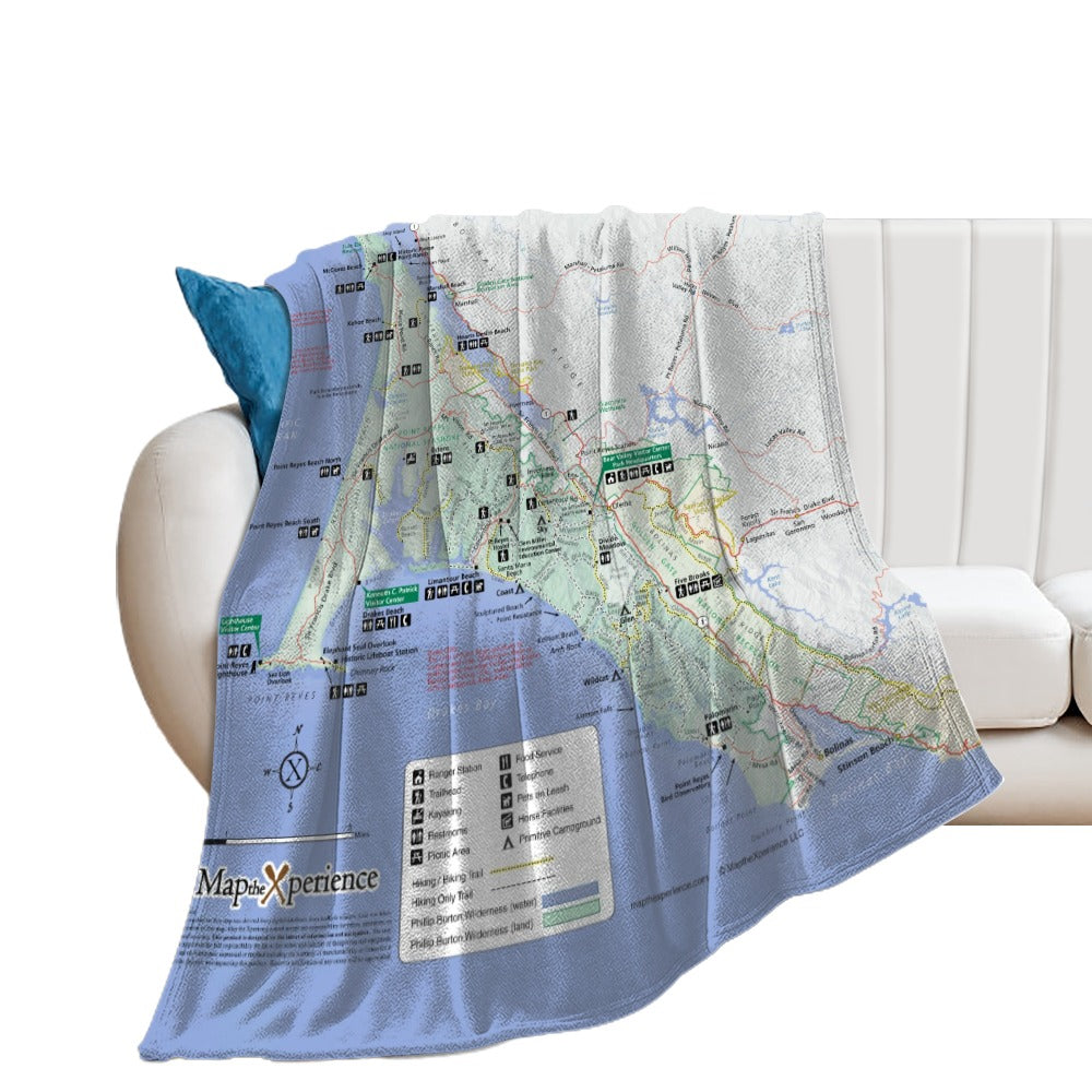 Point Reyes National Seashore Super Soft Flannel Blanket