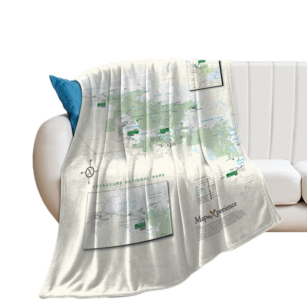 Voyageurs National Park Super Soft Flannel Blanket