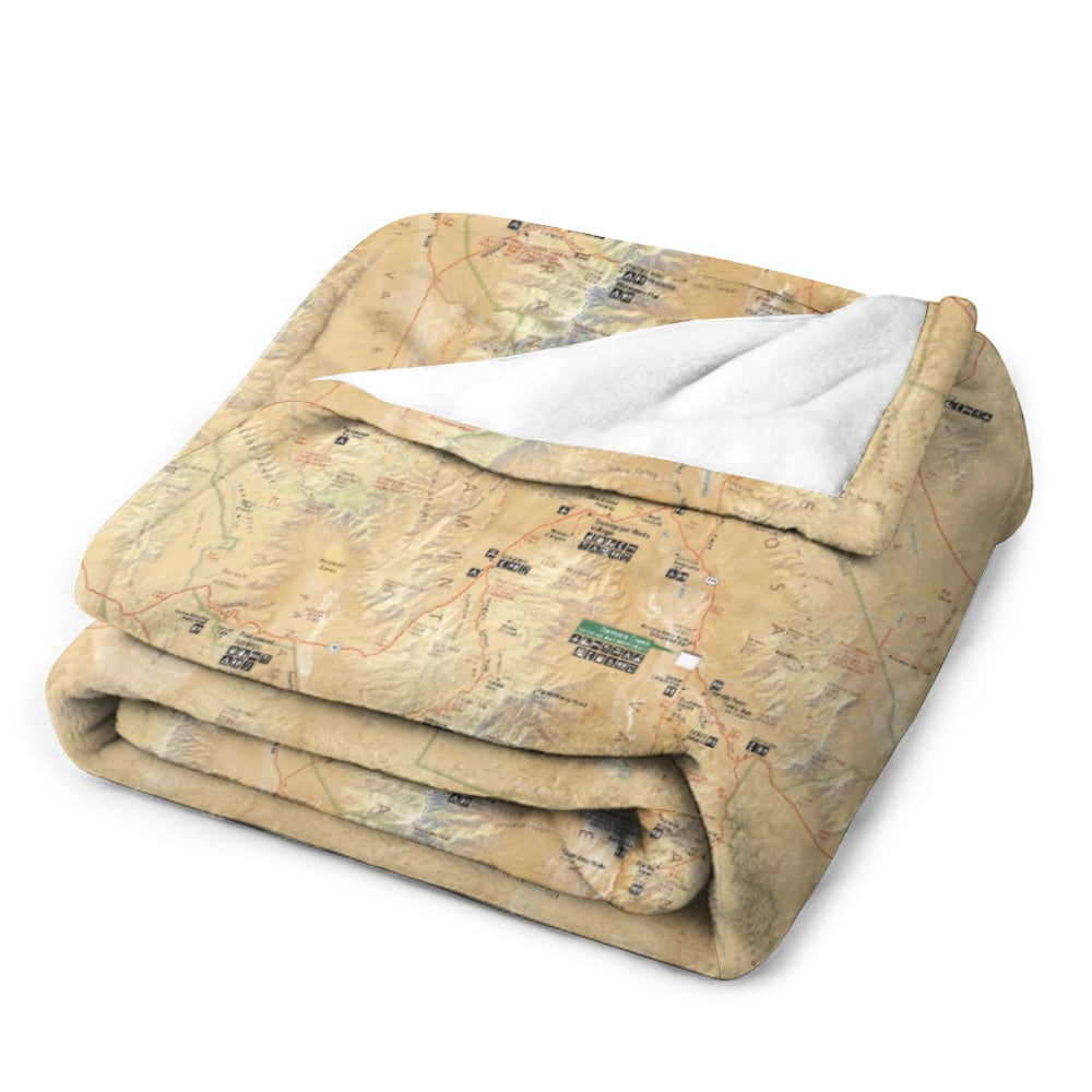 Death Valley National Park Super Soft Flannel Blanket