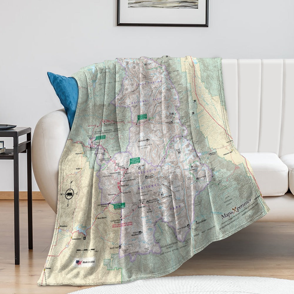 Sequoia National Park Super Soft Flannel Blanket