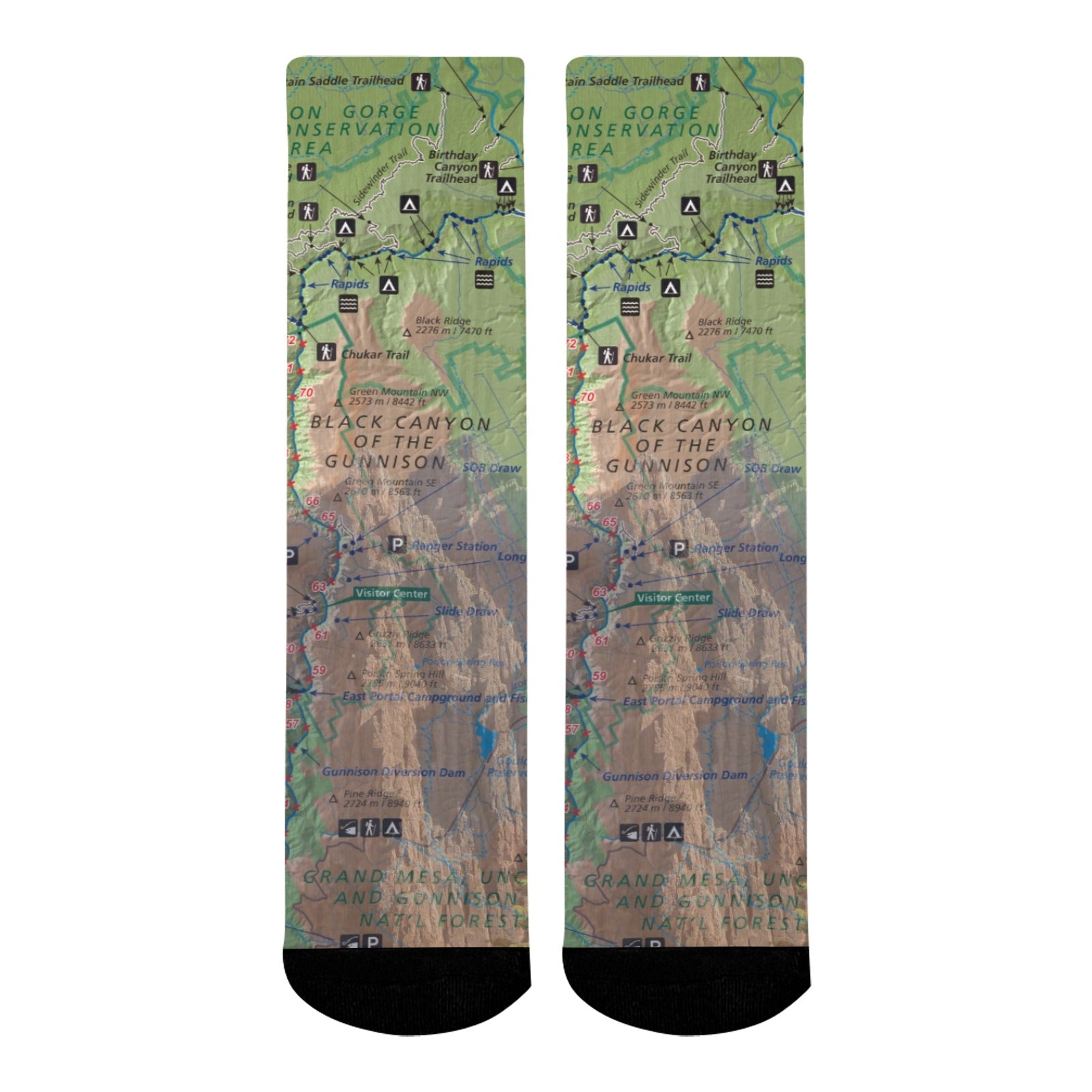 Black Canyon National Park Mid-Calf Socks