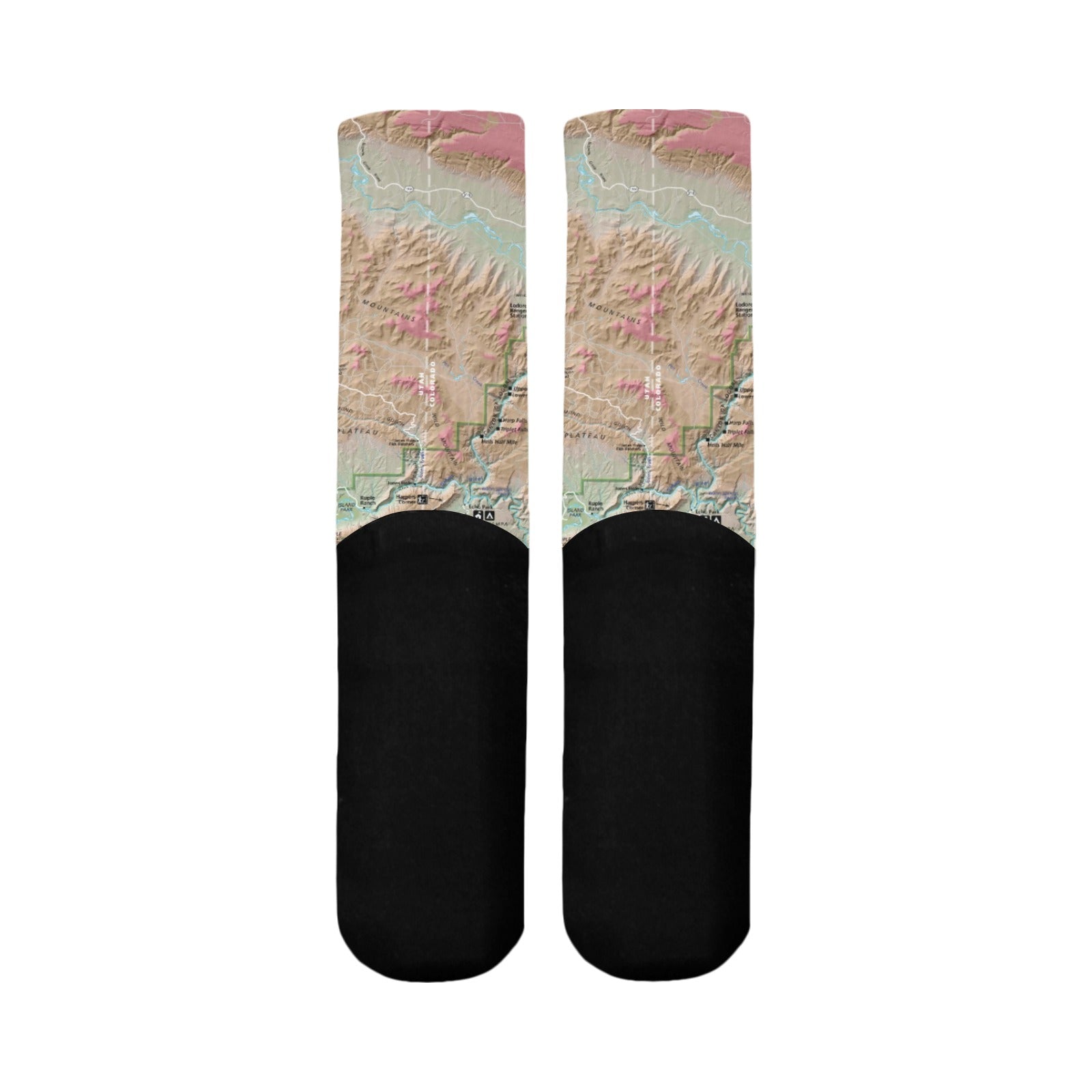 Dinosaur National Monument Mid-Calf Socks
