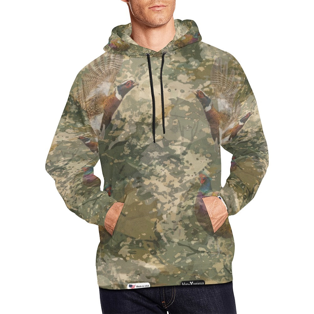Pheasant Flauge Men's All Over Print Hoodie