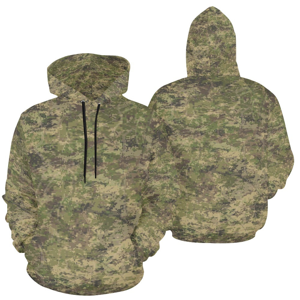 Light Green Flauge Men's All Over Print Hoodie