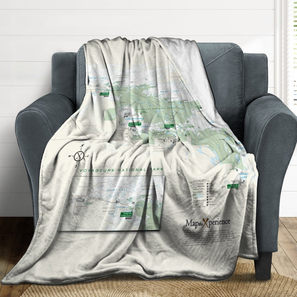 Voyageurs National Park Super Soft Flannel Blanket