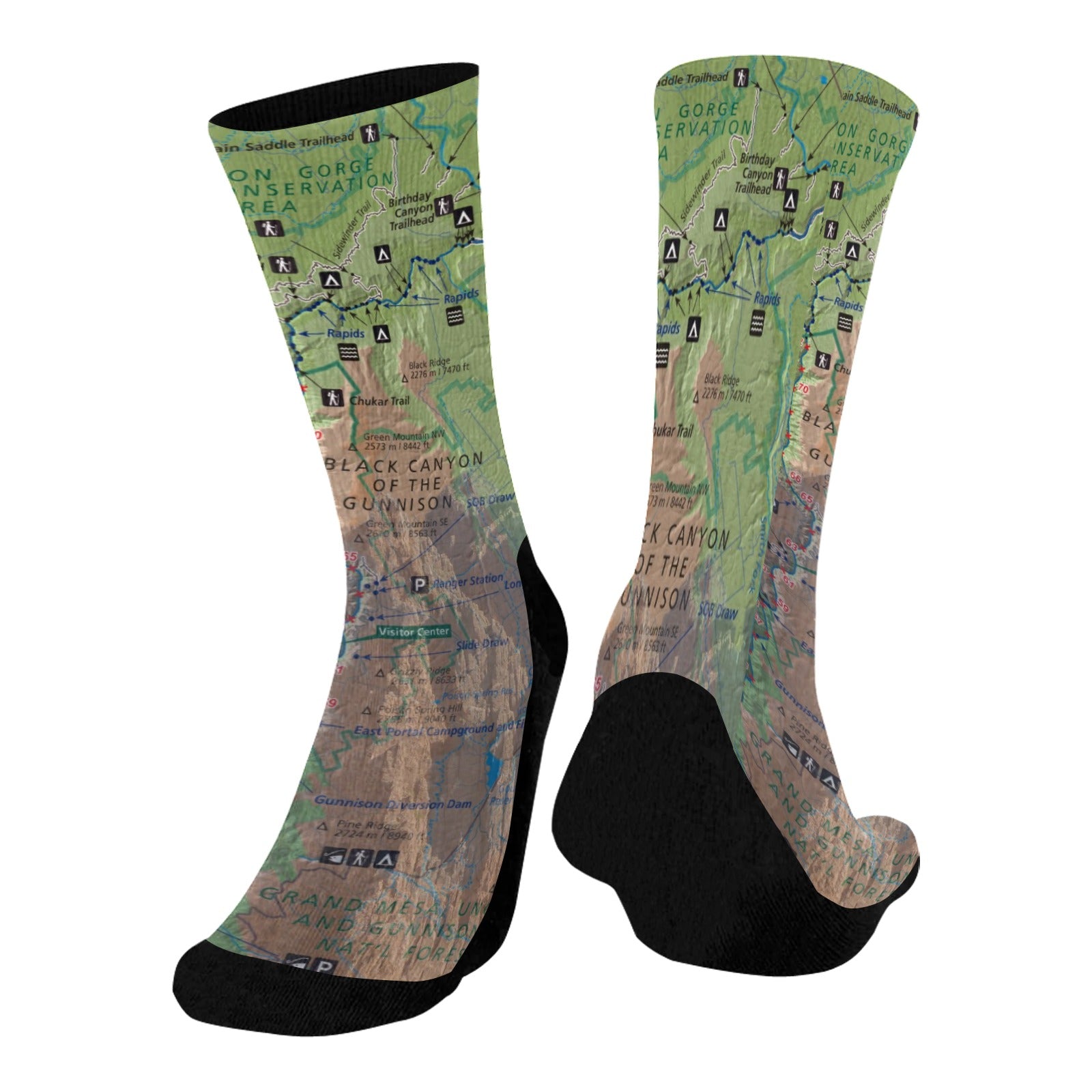Black Canyon National Park Mid-Calf Socks