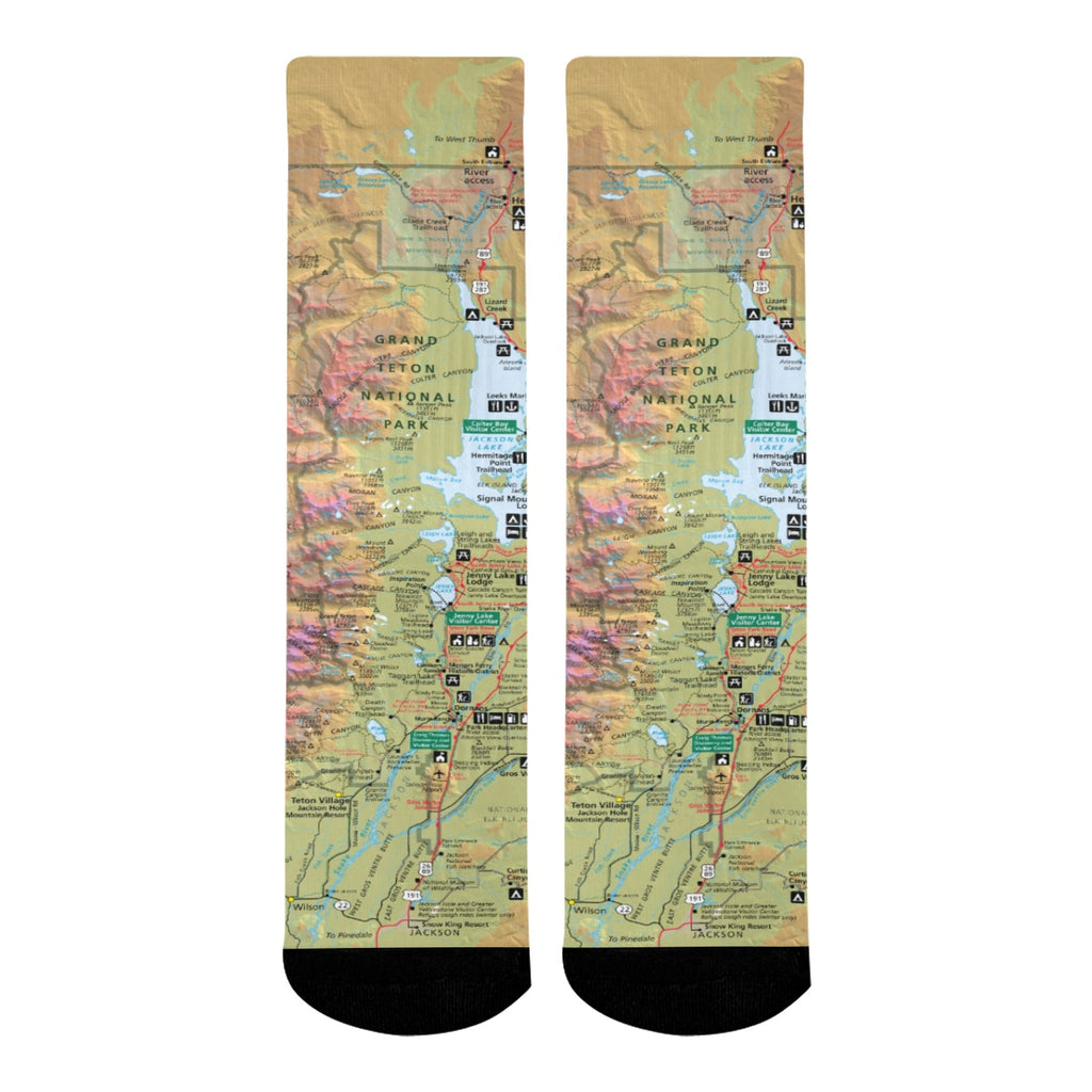 Grand Teton National Park Mid-Calf Socks