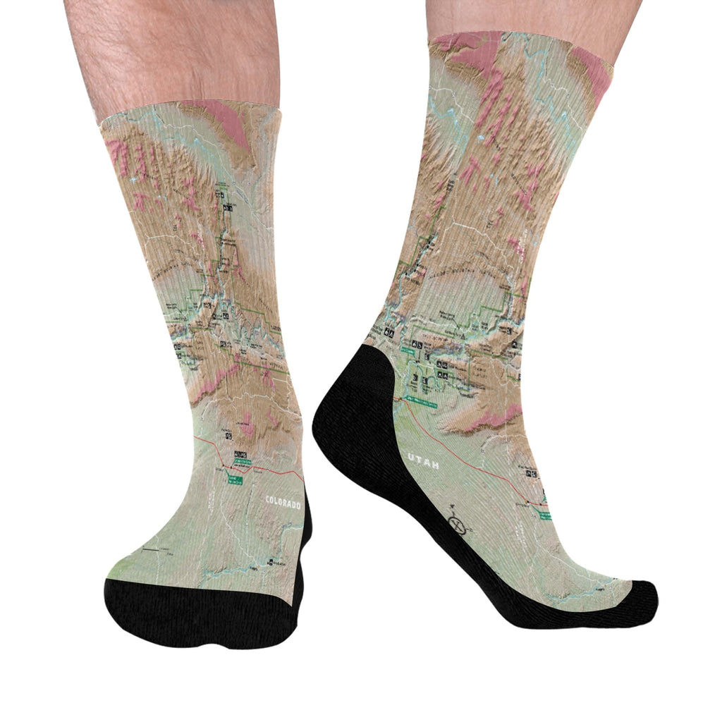 Dinosaur National Monument Mid-Calf Socks