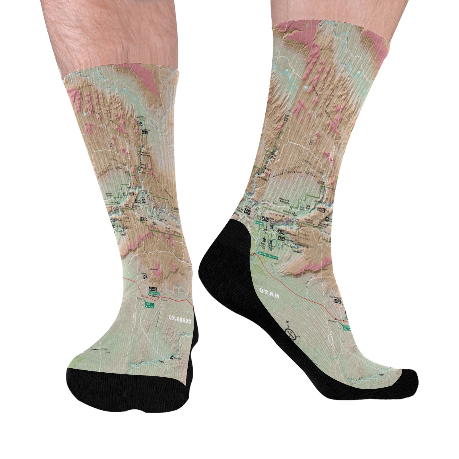Dinosaur National Monument Mid-Calf Socks