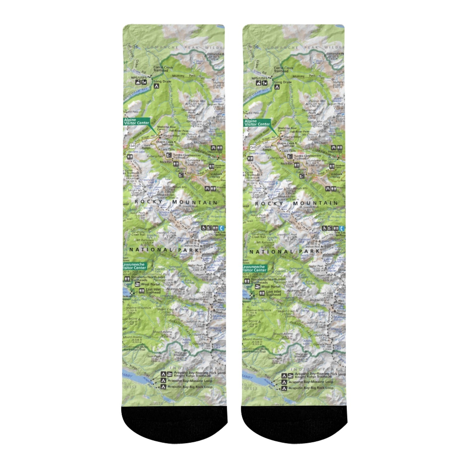 Rocky Mountain National Park Mid-Calf Socks