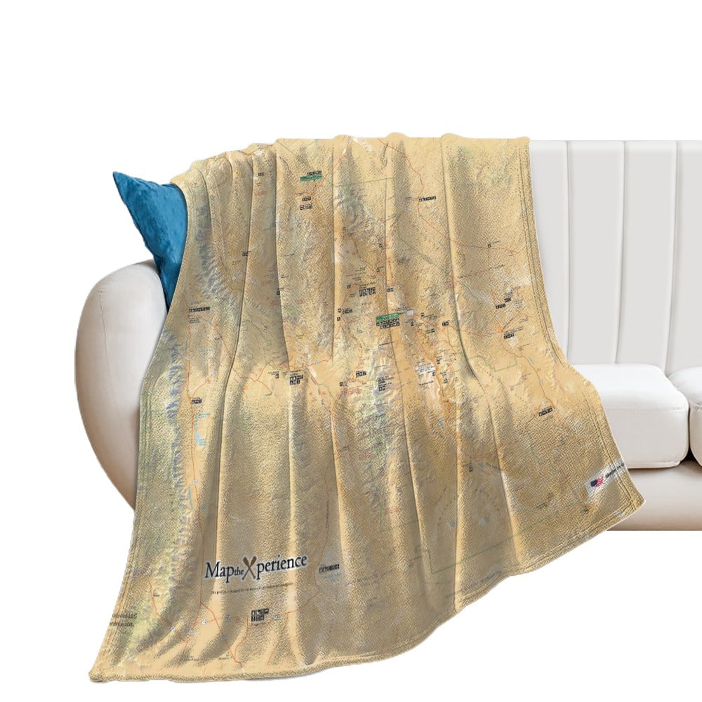 Death Valley National Park Super Soft Flannel Blanket