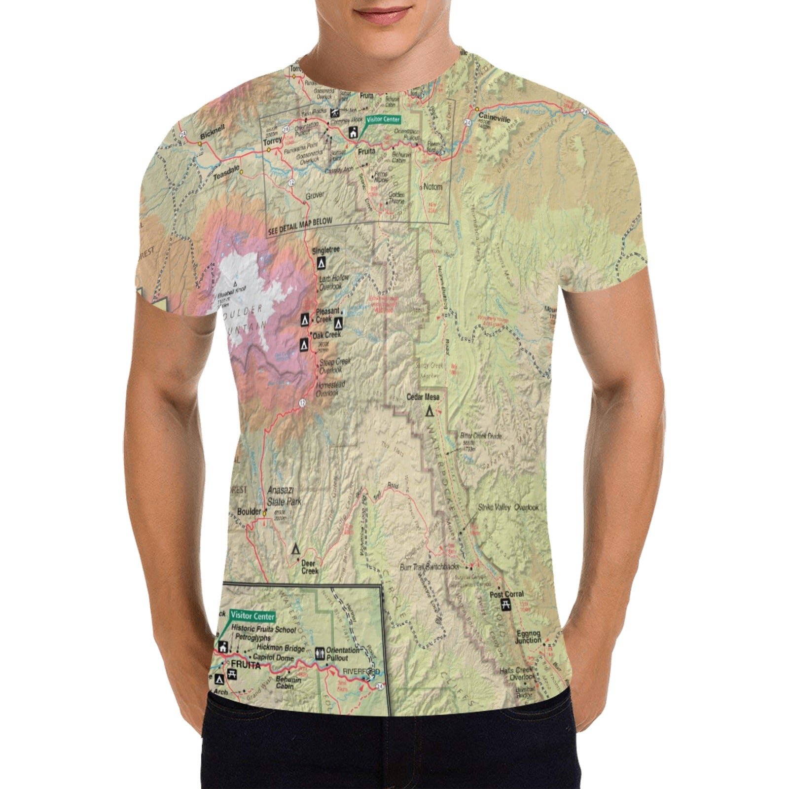 Capitol Reef National Park Men's All Over Print T-shirt