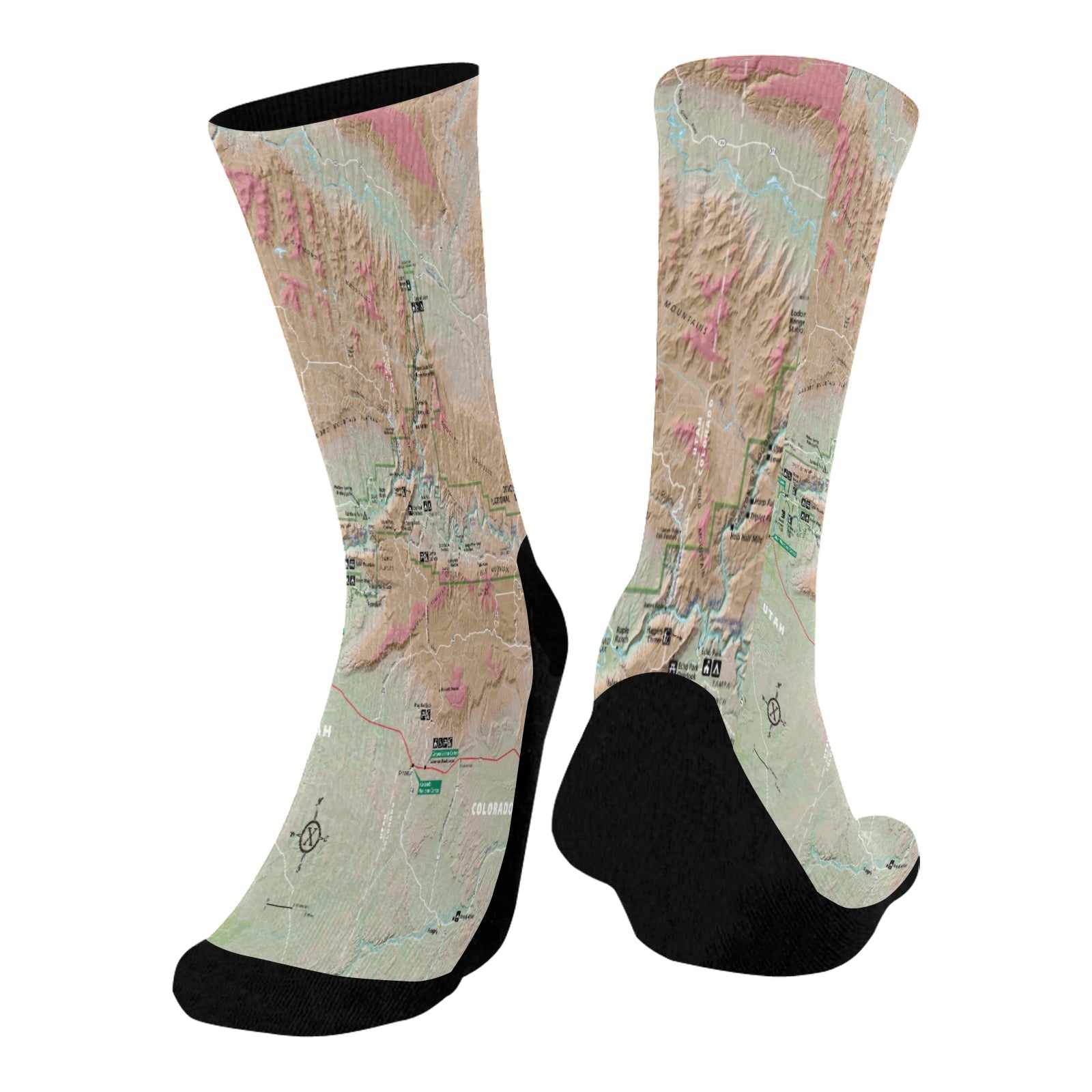 Dinosaur National Monument Mid-Calf Socks