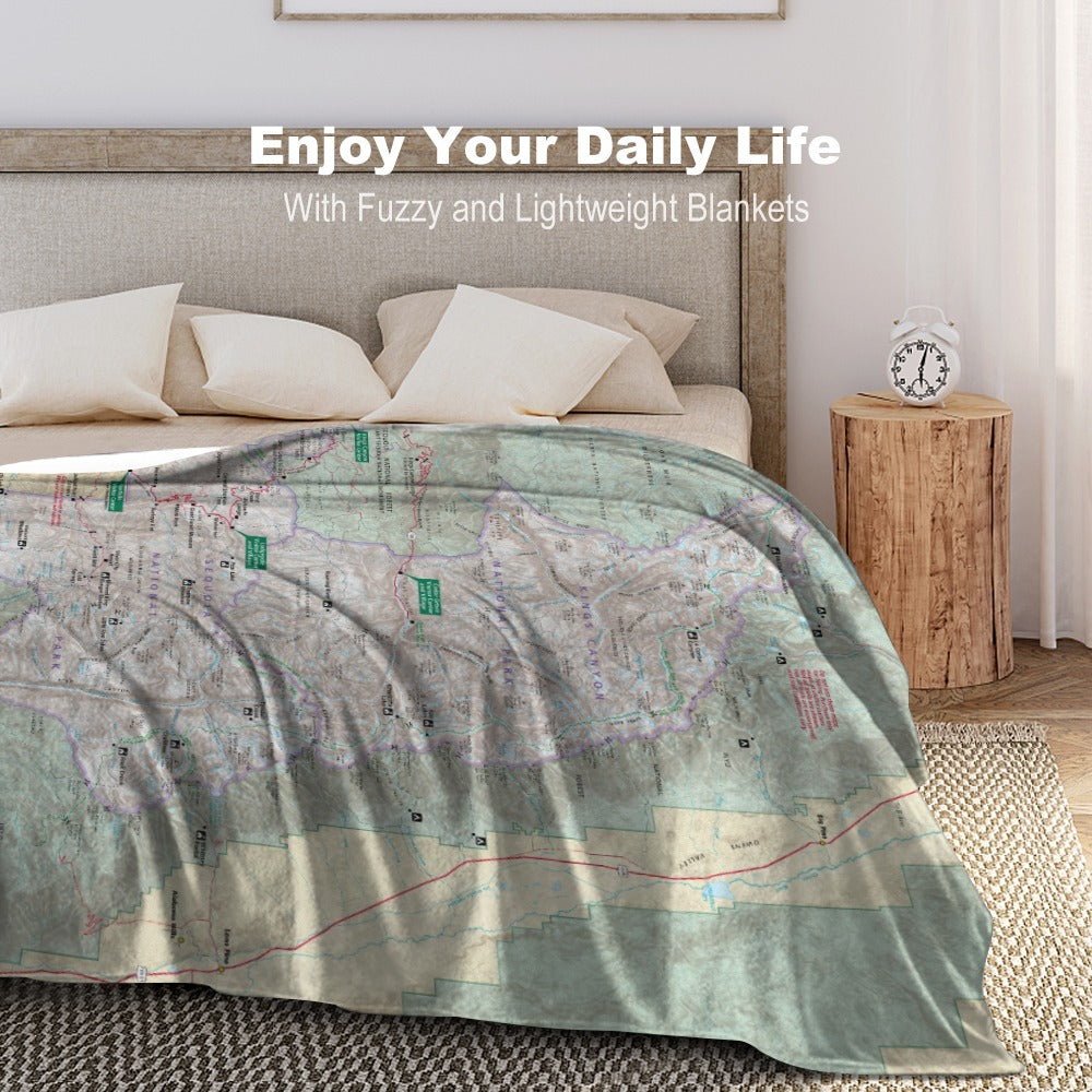 Sequoia National Park Super Soft Flannel Blanket
