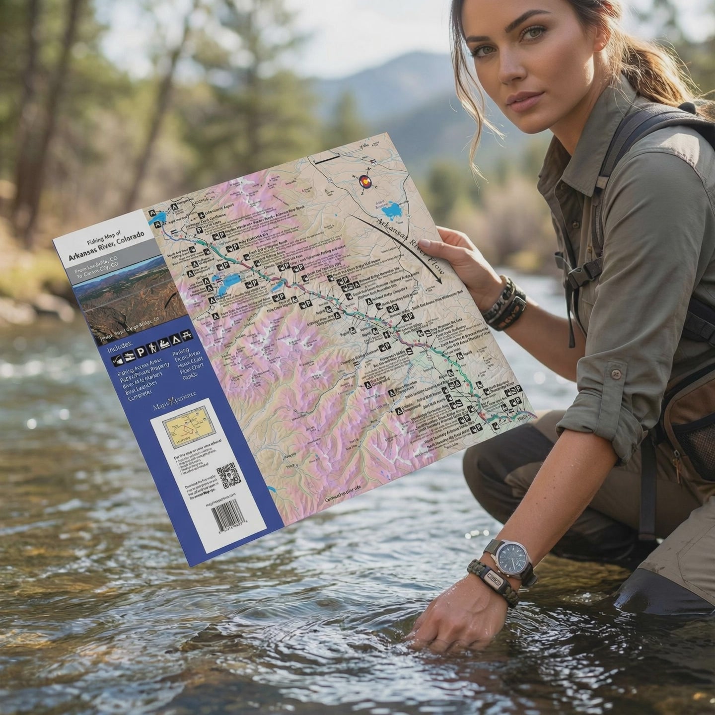 Arkansas River Colorado Fishing Map | Public River Access Guide