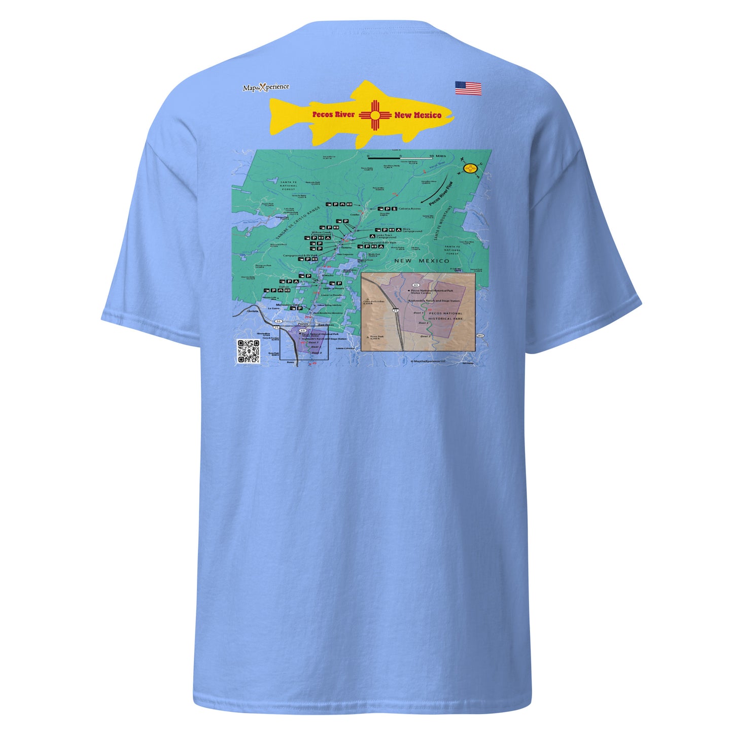 Pecos River, New Mexico Performance Short Sleeve T Shirt