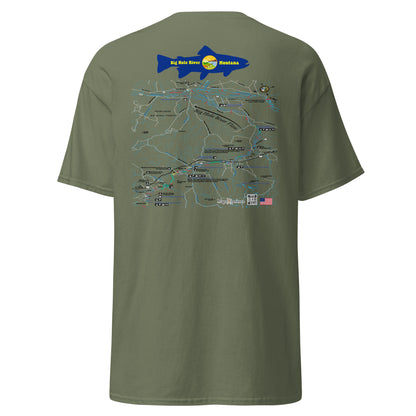 Big Hole River, Montana (Lower Section) Performance Short Sleeve T Shirt