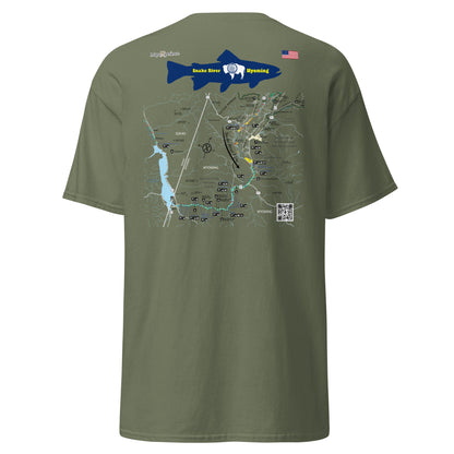 Snake River, Wyoming (Lower Section) Performance Short Sleeve T Shirt