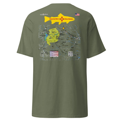 Cimarron River, New Mexico  Performance Short Sleeve T Shirt