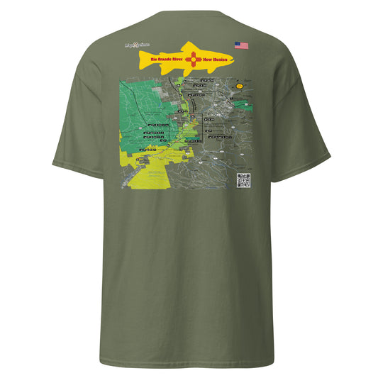 Rio Grande River, New Mexico (Lower Section) Performance Short Sleeve T Shirt