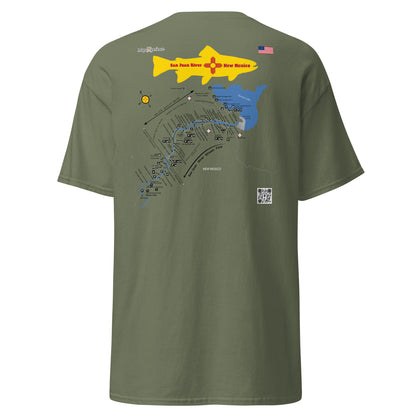 San Juan River, New Mexico Performance Short Sleeve T Shirt