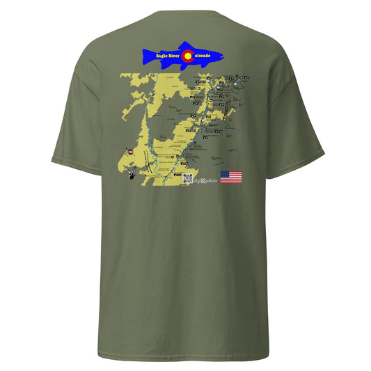 Eagle River, Colorado (Lower Section) Performance Short Sleeve T Shirt