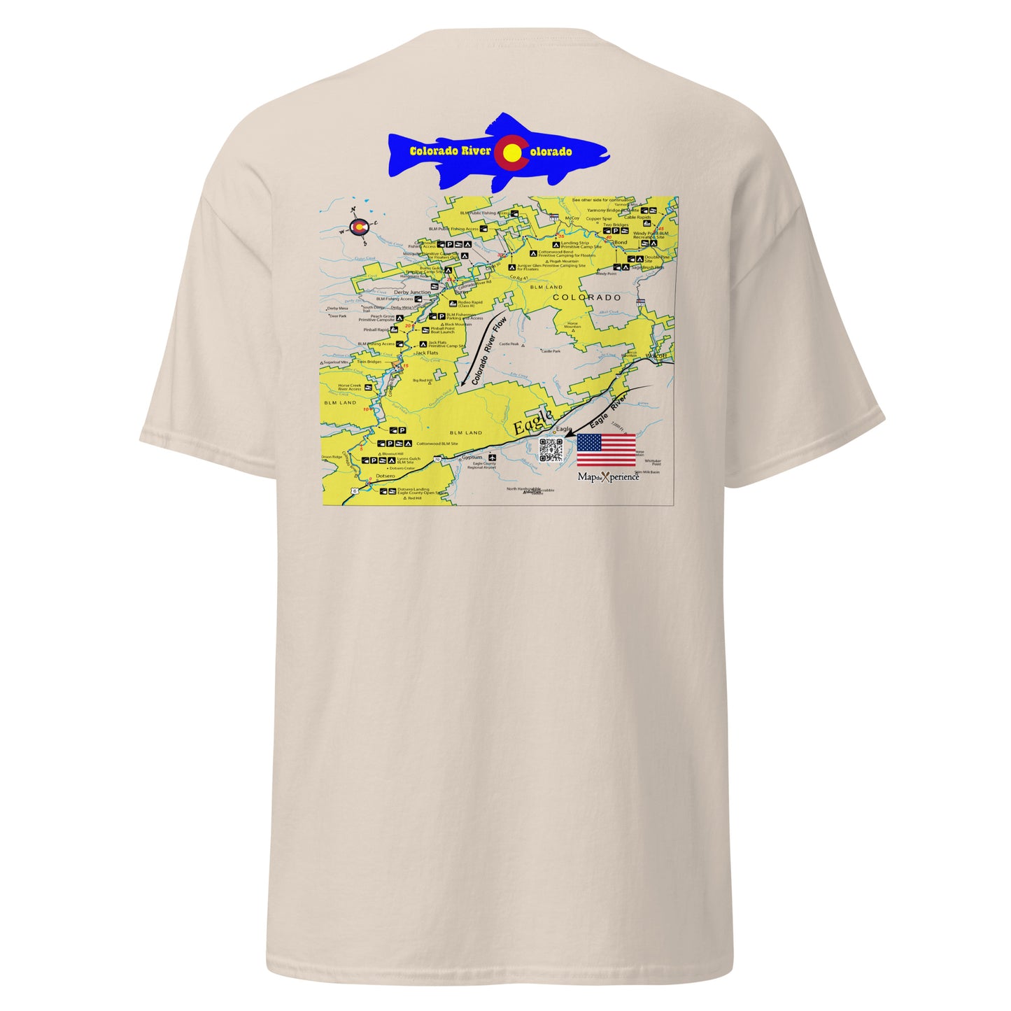 Colorado River, Colorado  (Lower Section) Performance Short Sleeve T Shirt