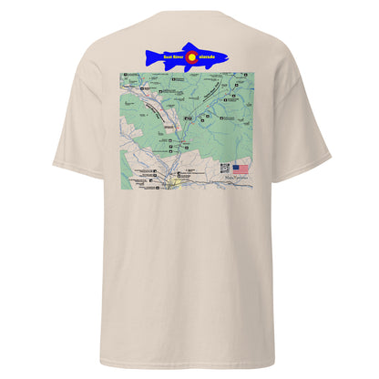 East River, Colorado Performance Short Sleeve T Shirt