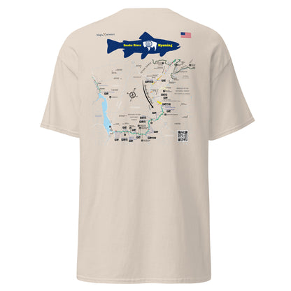 Snake River, Wyoming (Lower Section) Performance Short Sleeve T Shirt