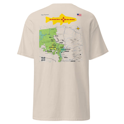 Rio Grande River, (Upper Section) New Mexico Performance Short Sleeve T Shirt